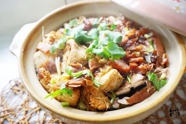 15分鐘三菇梅菜素食煲仔飯（1-2人份）