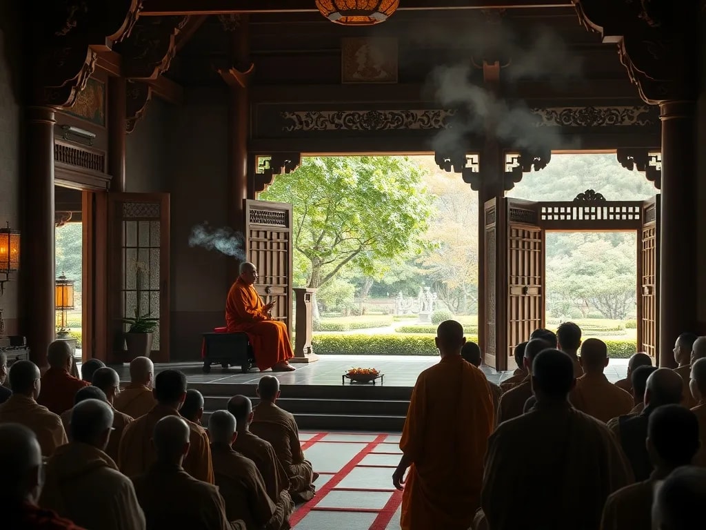 年少沙門為何注視王后